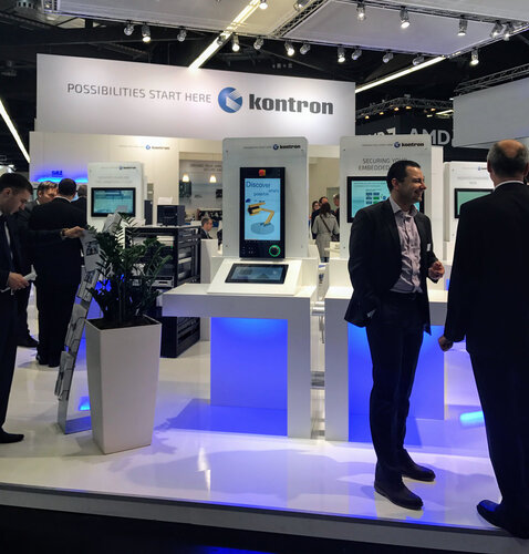 Kontron Stand auf der embedded world 2017