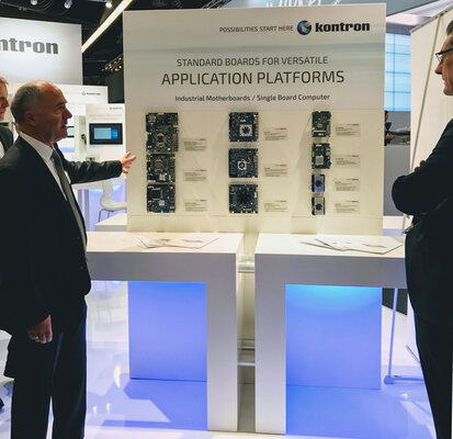 Kontron Boards Presenter auf der embedded world 2017