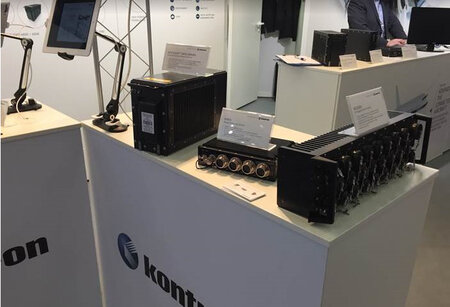 Novelties for 2017 at the Kontron Booth at Aircraft Interiors 2017 (AIX 17) in Hamburg, Germany.