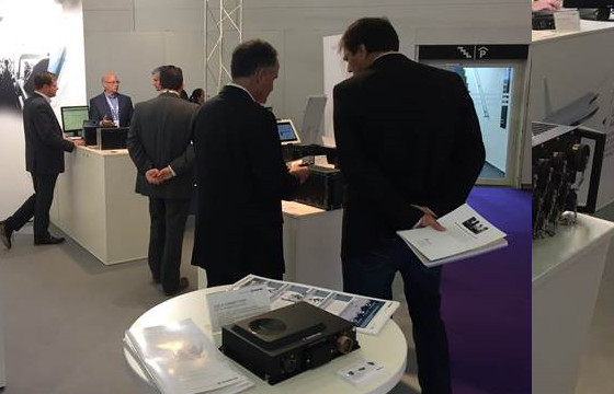 Kontron AirDefense Demo at Aircraft Interiors Expo 2017 (AIX 17) in Hamburg, Germany