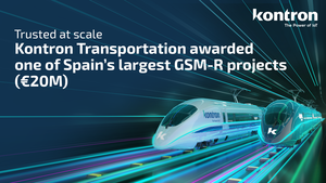 Kontron Transportation has been awarded a GSM-R project in Spain valued at over 20 million EUR